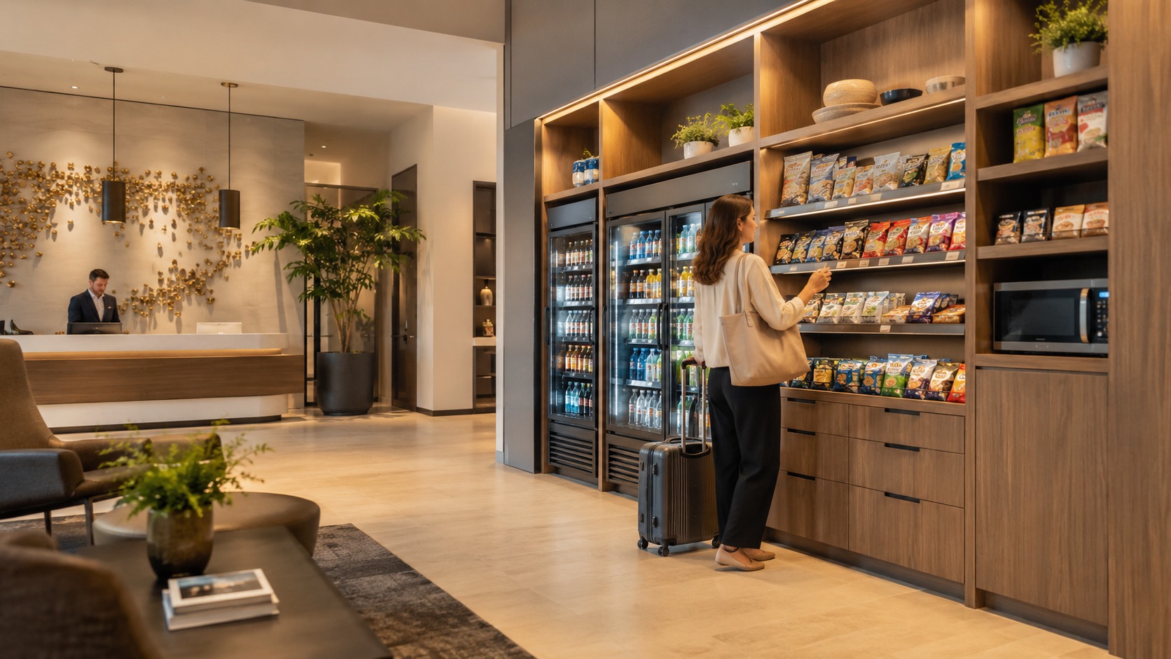 Knibbly smart market in a modern property